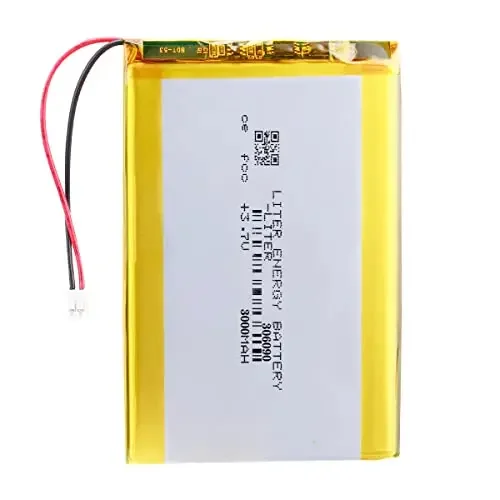 Liter 3.7V 3000mAh 306090 Lipo Battery Rechargeable  with JST 2.0mm Connector Tablet computer Electronic book