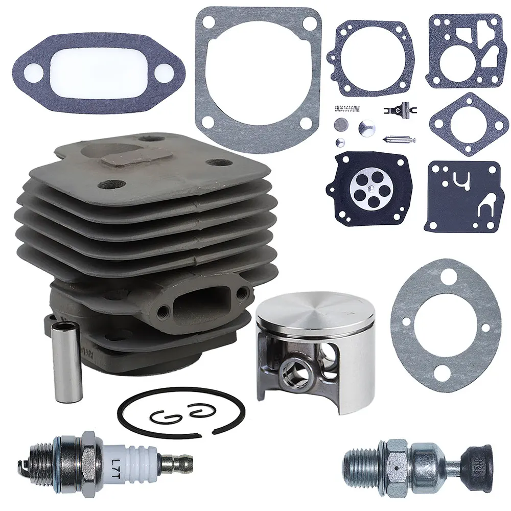 Imagem -05 - Nikasil Kit Junta de Pistão do Cilindro para Husqvarna 268 272 272k 272xp 61 Motosserra 574331601 503758172 52 mm