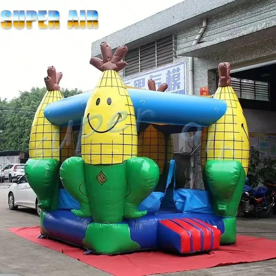 卸売のファミリー向けインフレータブルコーン型トランポリンとインフレータブルキャッスルは、子供の遊び場に最適です。