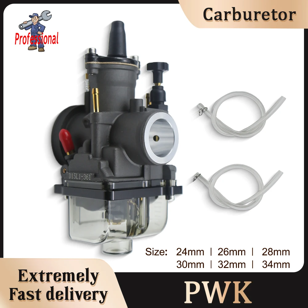 

Universal Racing Motorcycle Carburetor For Mikuni KOSO OKO PWK 24 26 28 30 32 34mm Dirt Bike Motocross Racing part