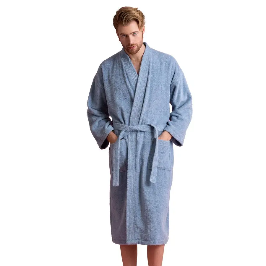 

Turkish Terry Kimono Style Bathrobe 100 Pure Turkish Cotton Comfortable, Absorbent, Soft, fast Dry, Cozy Wear