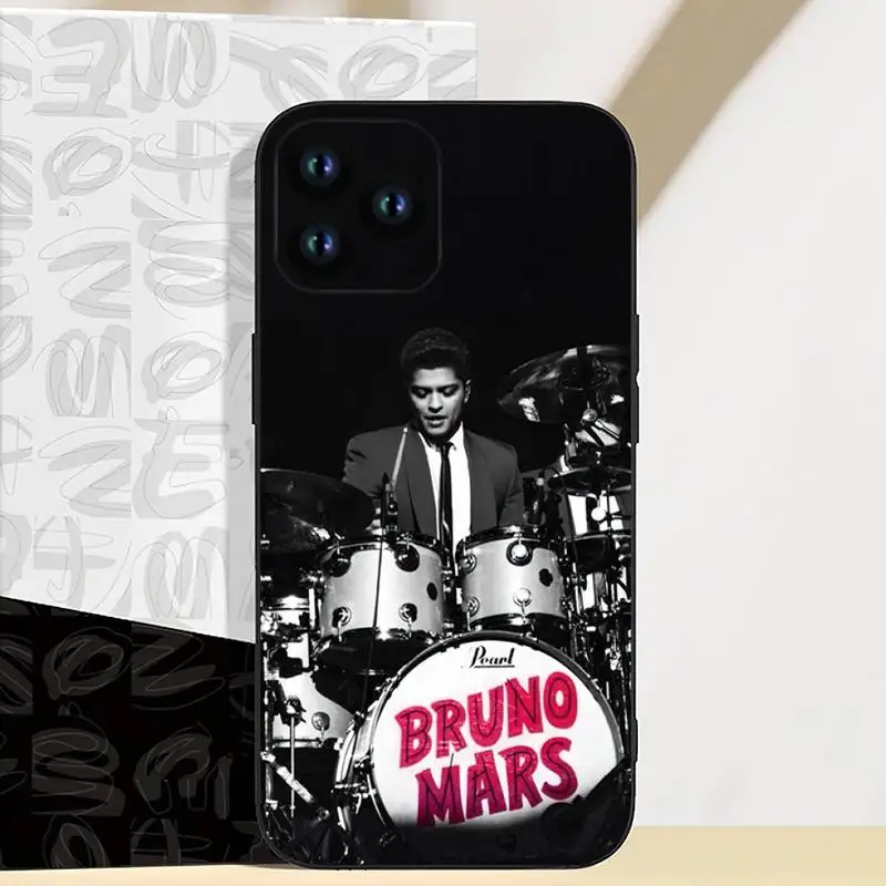 Singer Bruno Mars Phone Case For iPhone 11 12 13 14 Mini Pro XS Max X S Plus XR Shell