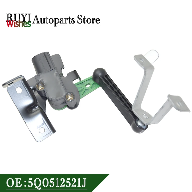 5Q0512521J New Headlight Level Control Sensor Rear Left 5Q0512521G 5Q0512521F for Audi A3 Golf 7 Touran Tiguan Passat B8