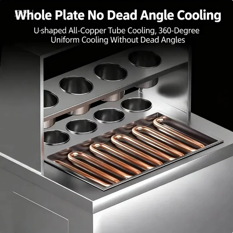 

1600W Double Pot Double Pressure Yogurt Freezer Great for Making Yogurt with Enhanced Flavors and Consistencies