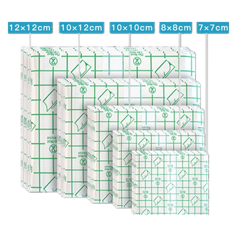 100 Stuks Waterdichte Tattoo Beschermende Genezende Film Voor Huid Nazorg Bandage Transparante Medische Tattoo Reparatie Pu Film Tape