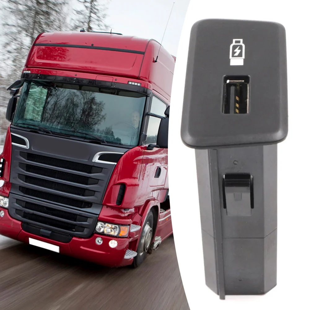 

1 Pcs Car USB Port Sockets Auxiliary Aux Car Accessories 2554704 For Scania R Interior Mouldings Replacement
