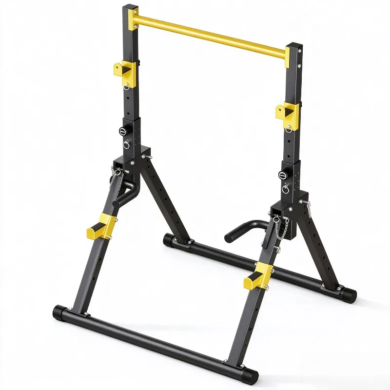 Indoor Home Pull Up Bar Pull Up Dip Station Free Standing Gym Training Equipment Heavy Duty Stable Safe Durable Practical