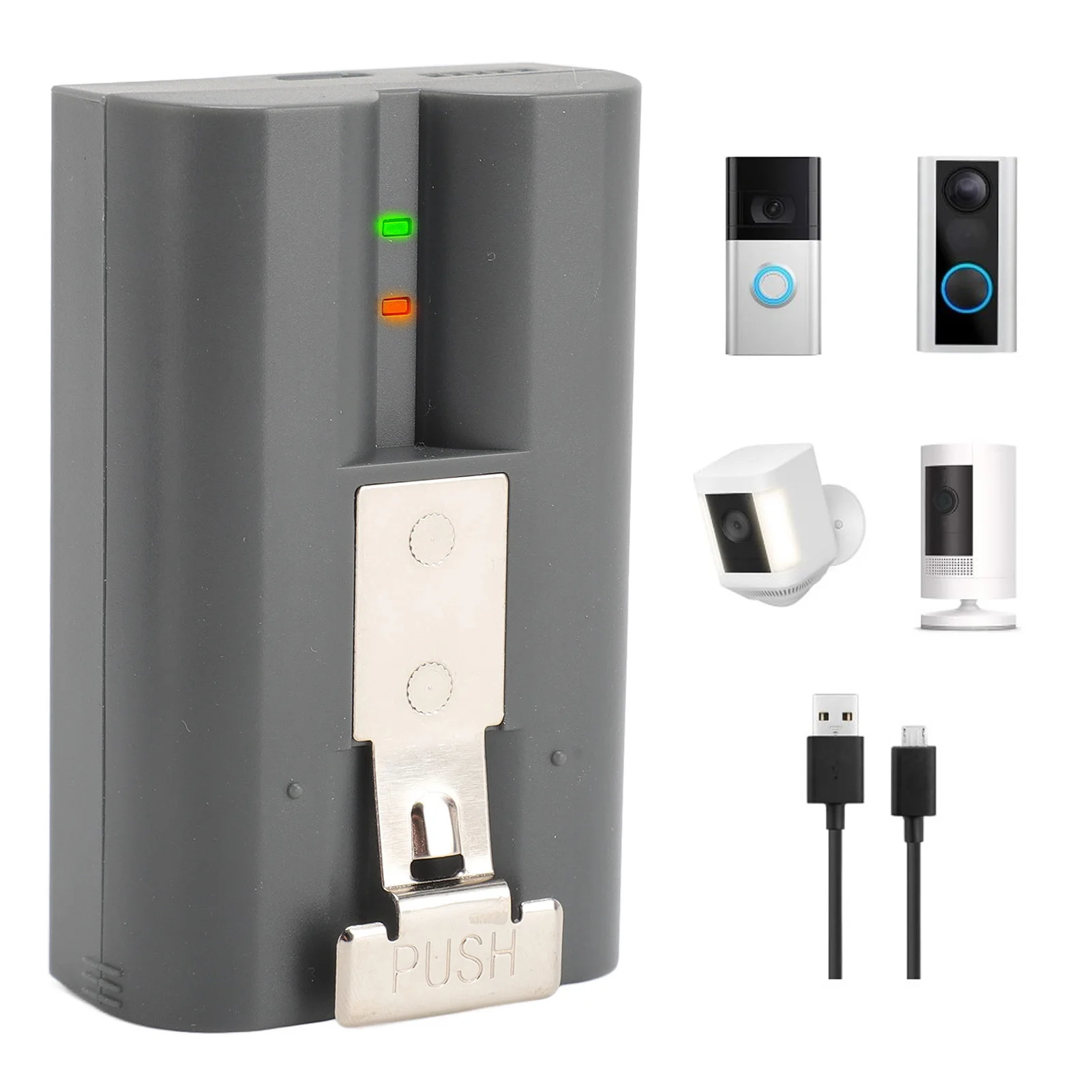 

Doorbell Camera Battery Replacement Perfect Fit 8000mAh Overcharge Guard Doorbell Camera Rechargeable Battery for Stick Up Cam