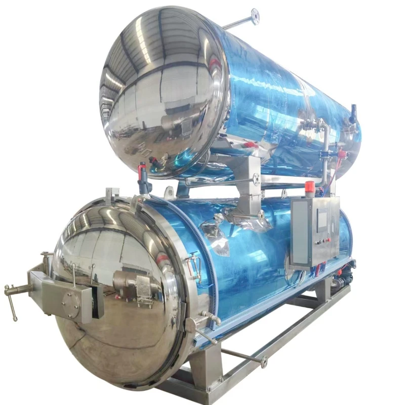 Paquete comercial de salsa para mascotas, esterilizador de contrapresión de alta temperatura, batido rojo, castaña, aperitivos, envasado al vacío de alimentos