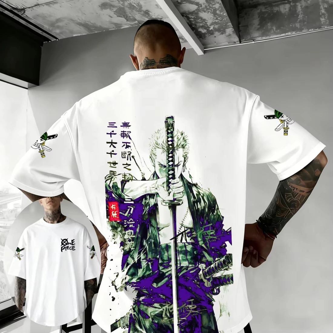 T-shirt da uomo stampata One P - Summer Clothing Shops recensione e prezzo