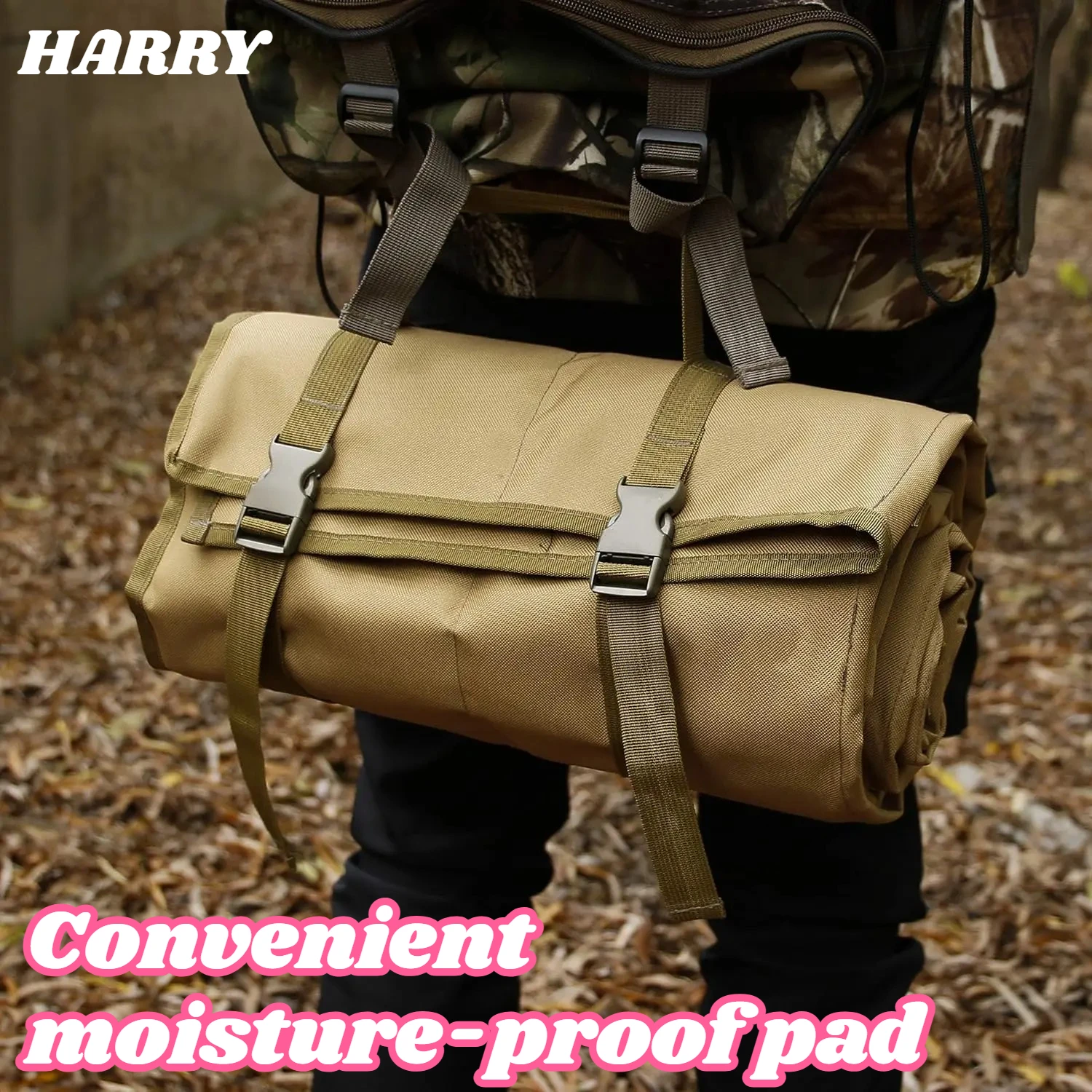 Roll Up Oxford Cloth Anti Slip Waterproof Outdoor Hunting Training Mat Portable Lightweight Camping Picnic Mat Shooting Range