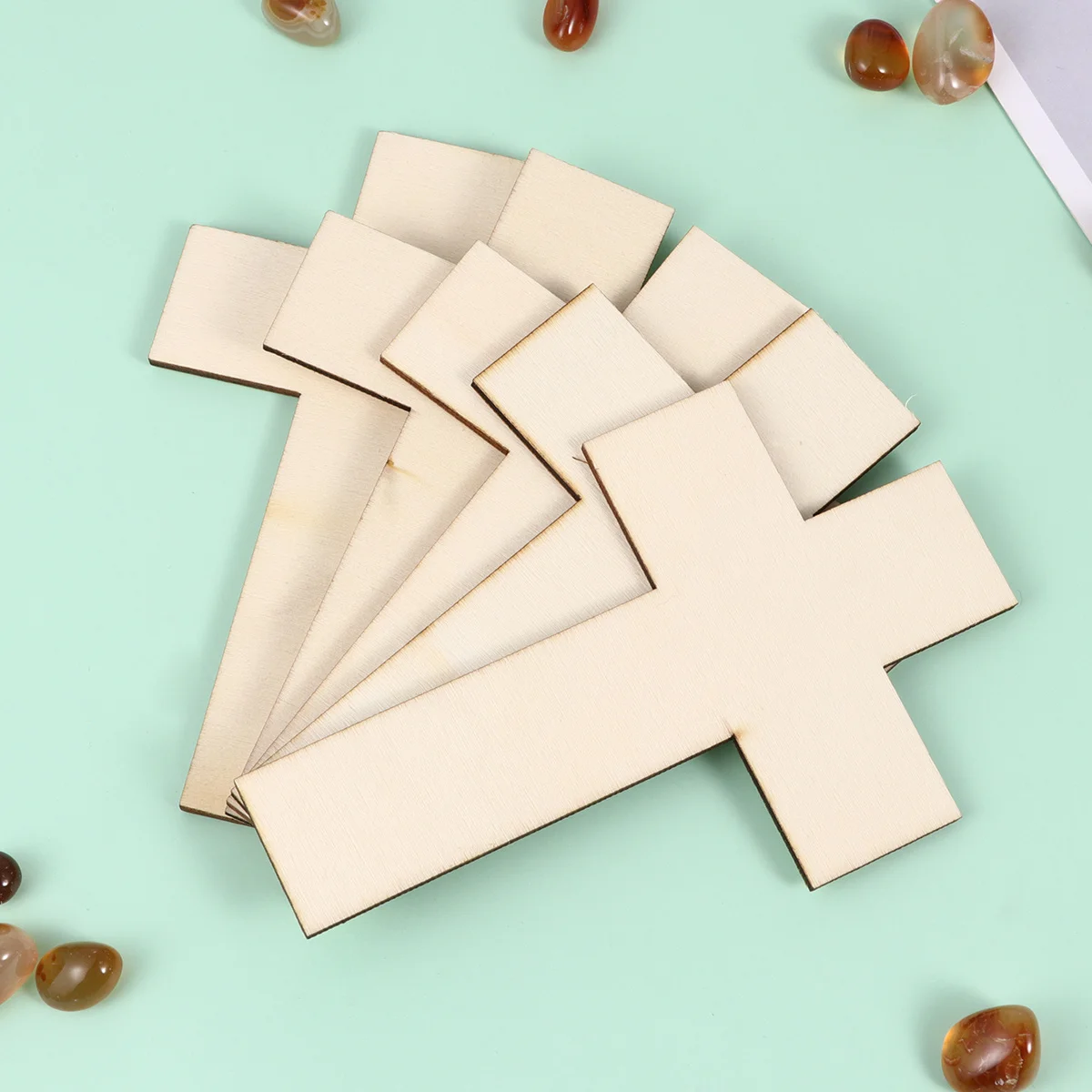 

Angoily Wooden Craft Kit Mosaic Cross Decoration Wood Carving Art for Easter Communion Home Decor Montessori Age 8+