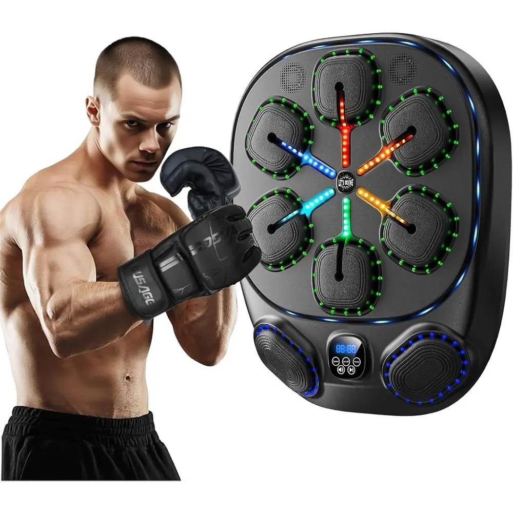 

Интерактивный светодиодный боксерский мешок с Bluetooth-колонкой - тренажер для ритмической тренировки дома для взрослых