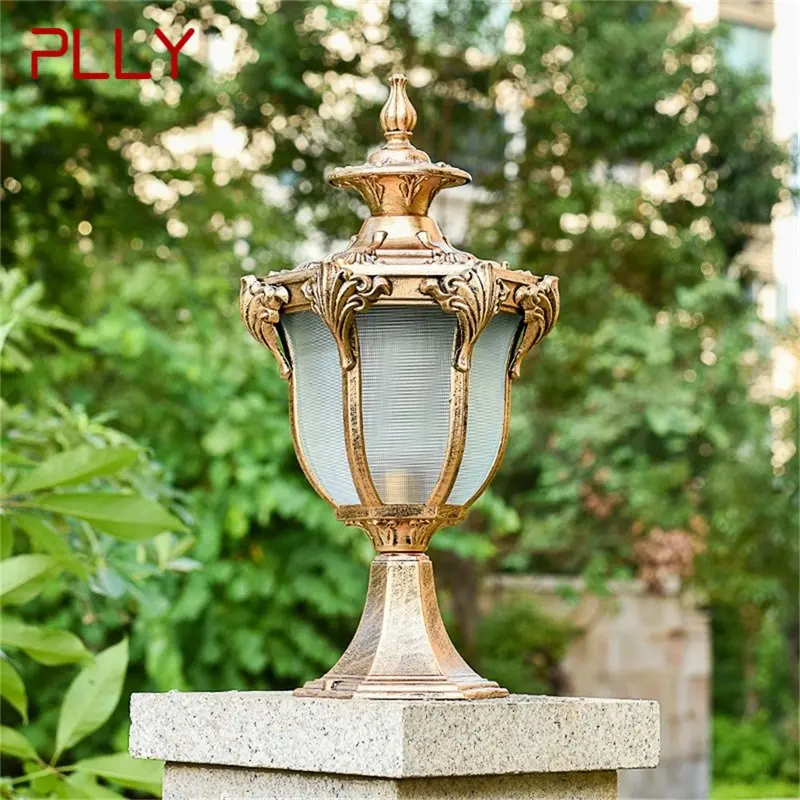 

PLLY Outdoor Classical Wall Light Retro Waterproof IP65 Pillar Post Lamp Fixtures for Home Garden