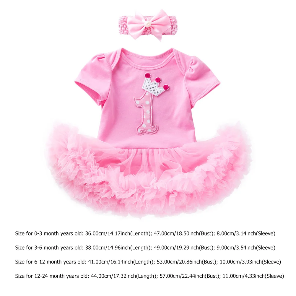 

1Set Baby Girls Short Sleeve Dress Skirt Romper Summer Outfit Cotton Breathable Gift for Birthday Christmas Photo Party