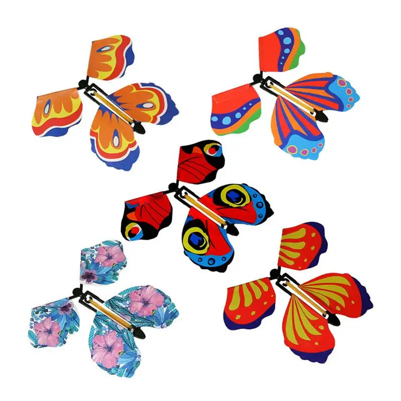 Flying Butterfly Magic Playing Toys For Children Birthday Gift New And Unique Children's Magic 15 Pieces Of Random Colors