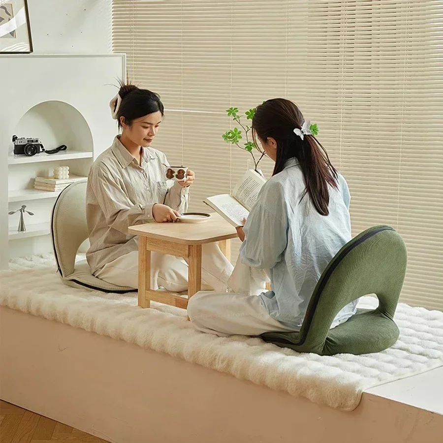Japanese Style Tatami Chair, Bedroom Bed, Sedentary Seat Cushion, Portable Folding Bay Window, Lazy Sofa, Legless Backrest Chair