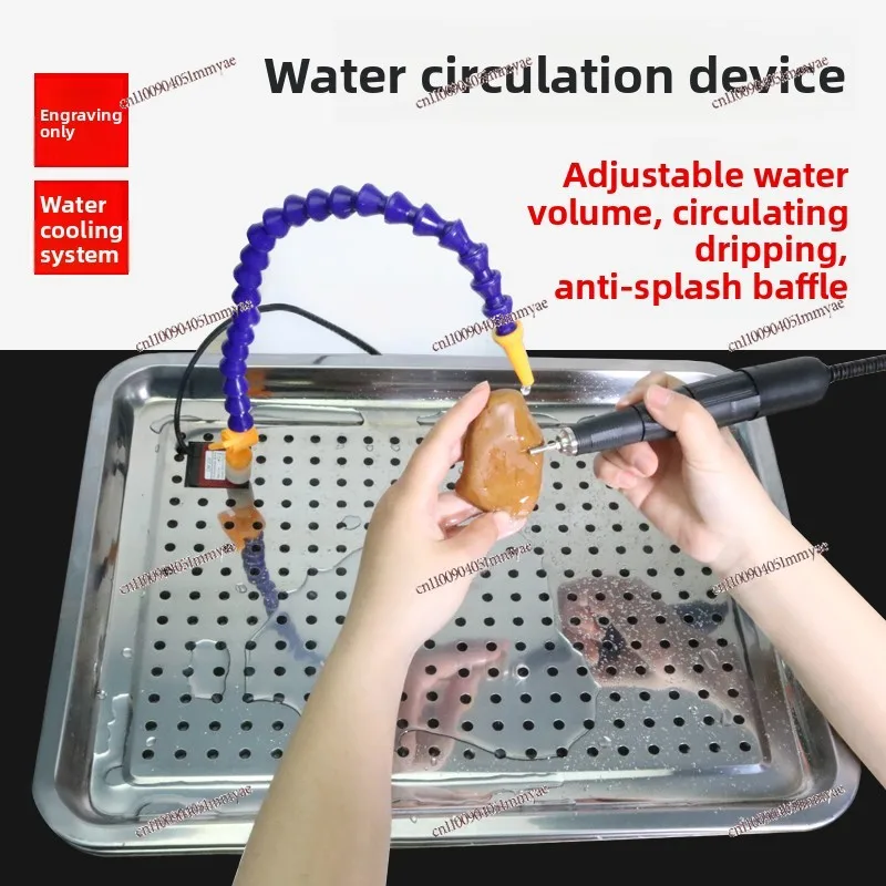Water circulation dust box table grinding cutting grinding waterproof and ash-proof transparent