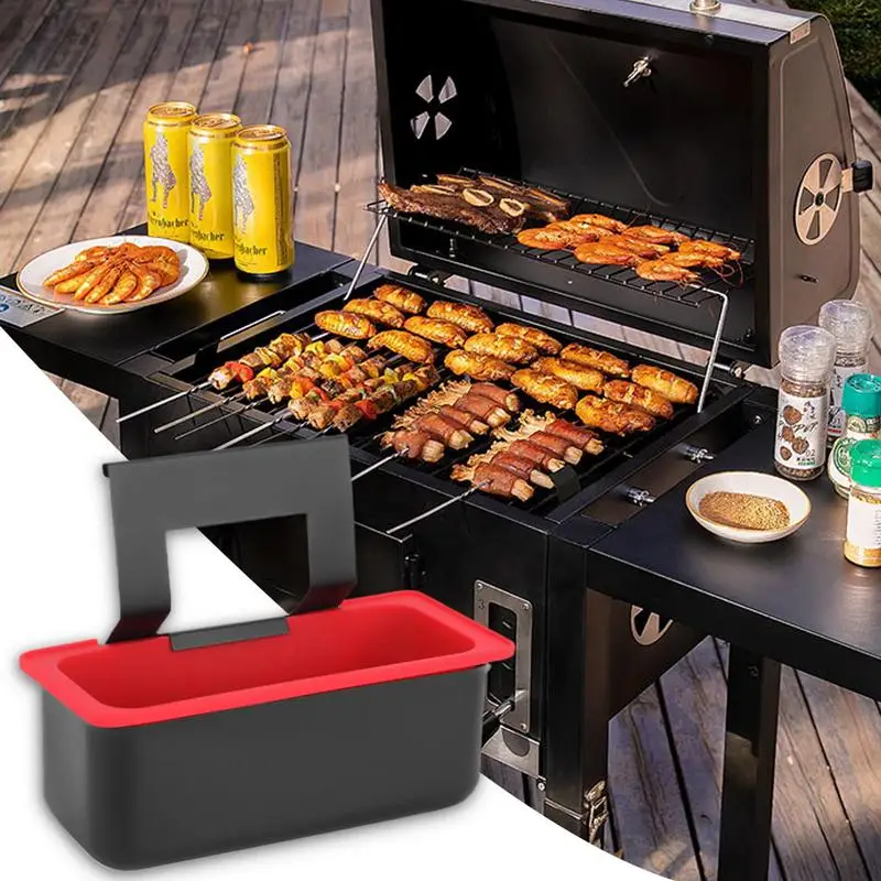 Reusable Grease Catcher Cup Liner Silicone Barbecue Grill Grease Cup Liners Pan Non Stick Surface Scone Pan Grease Collector