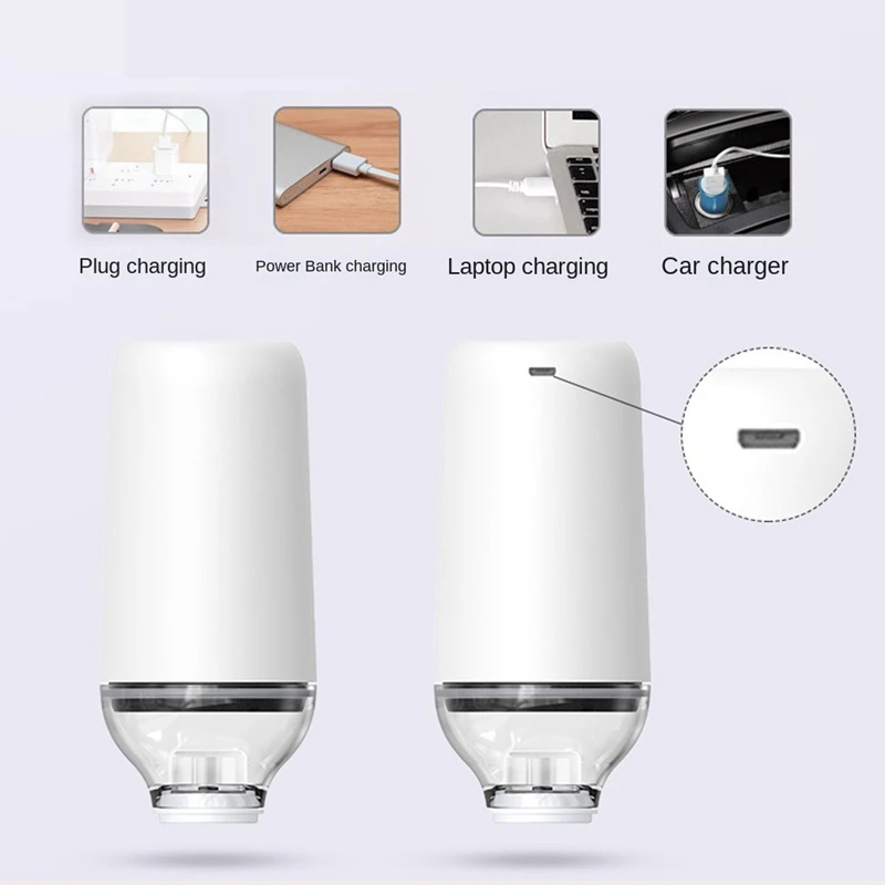 Reusable Vacuum Food Storage Zipper Bags Set Electric Handheld Vacuum Sealer Pump USB Rechargeable