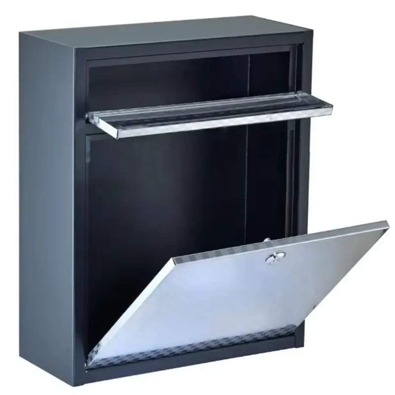Custom Steel Sheet Metal Fabrication Services American Wall Mount Post Box Waterproof Durable Powder Coated Outdoor Mailbox