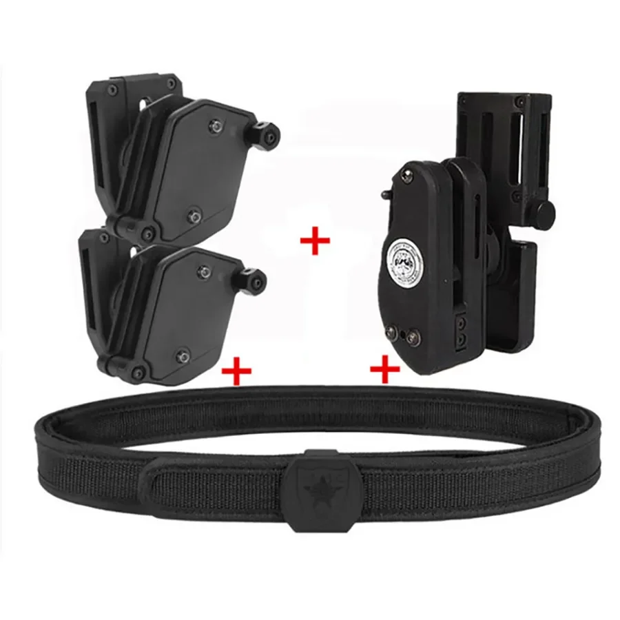 Tactical Skirmish IPSC Belt Perfect match with Holster Speed Magazine Pouch Set Competition Shooting Belt Tactical Mag Holster