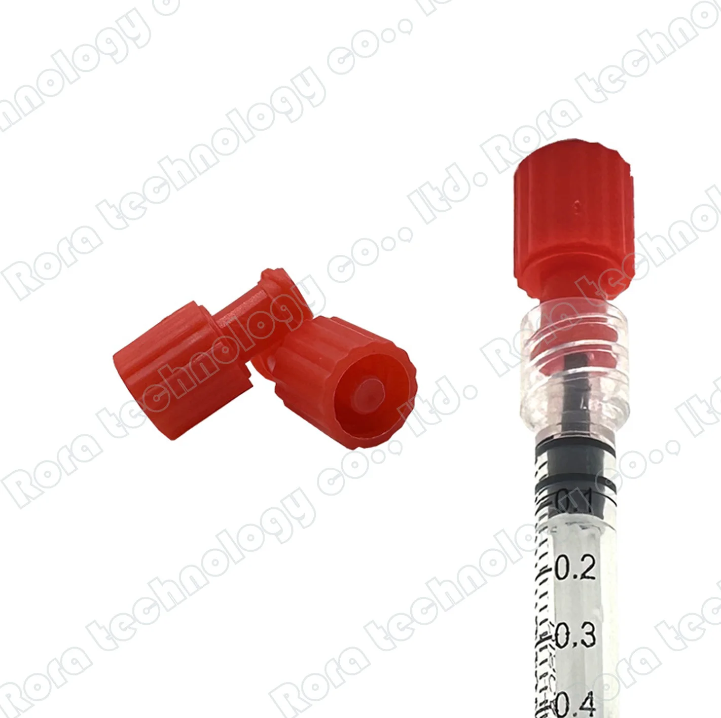 Male and fema Luer Lock  Combi-Cap Male and female dual-purpose luer plug cap,closing cap， individual pack, made of ABS