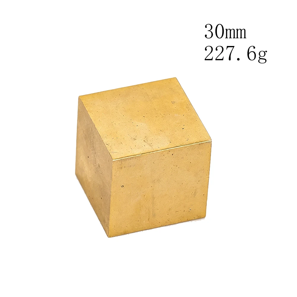 Premium Minimalistischer Massiver Messing-Würfel Briefbeschwerer in Verschiedenen Größen 20/25/30mm Schreibtisch-Deko-Ornament für Büro Studium Fotografie-Requisite Geschenk – Detail 7