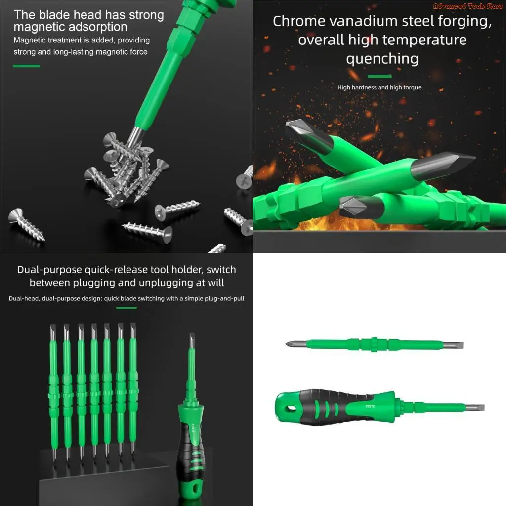 Double Purpose Industrial Screwdriver Tool High Torque Output Retention W91B