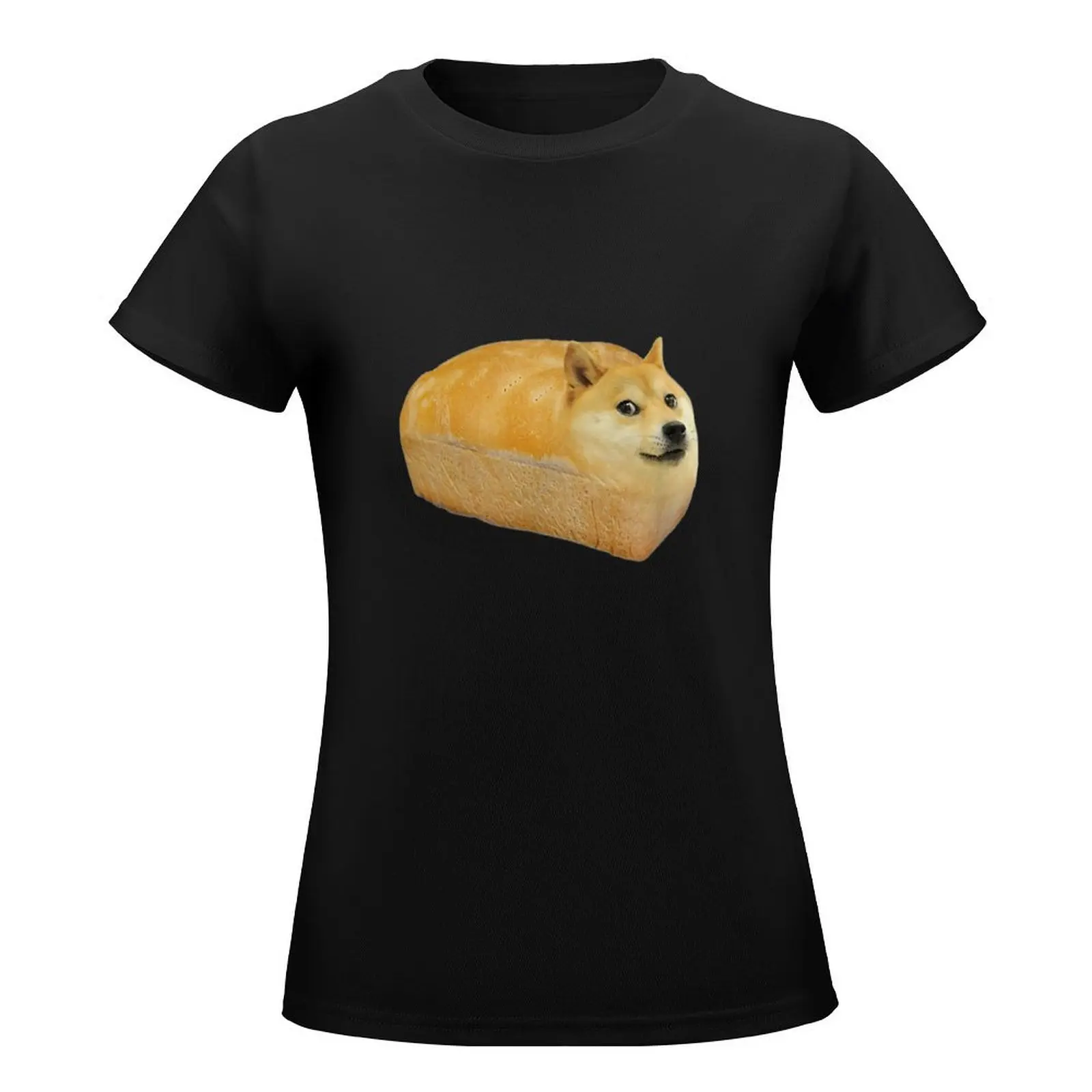 Fashionhiba Inu Doge Bread Meme Dog t-shirt tees abbigliamento estivo t-shirt anime per donna cotone