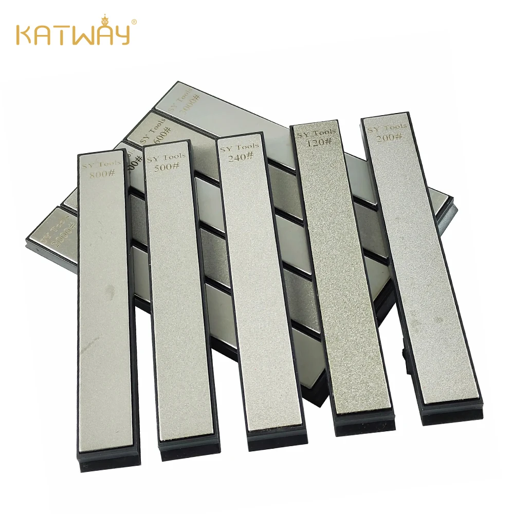 KATWAY  1pc Diamond Sharpening Stone Quickly and Easily Sharpens Blades for Home and Outdoor Knives HH-AA97