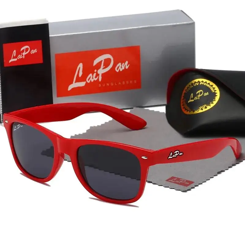 Óculos de sol tubulares masculinos e femininos com caixa, Top Aviation Sunglasses, Brand Lens, Pilot Glasses, Gift, Verão