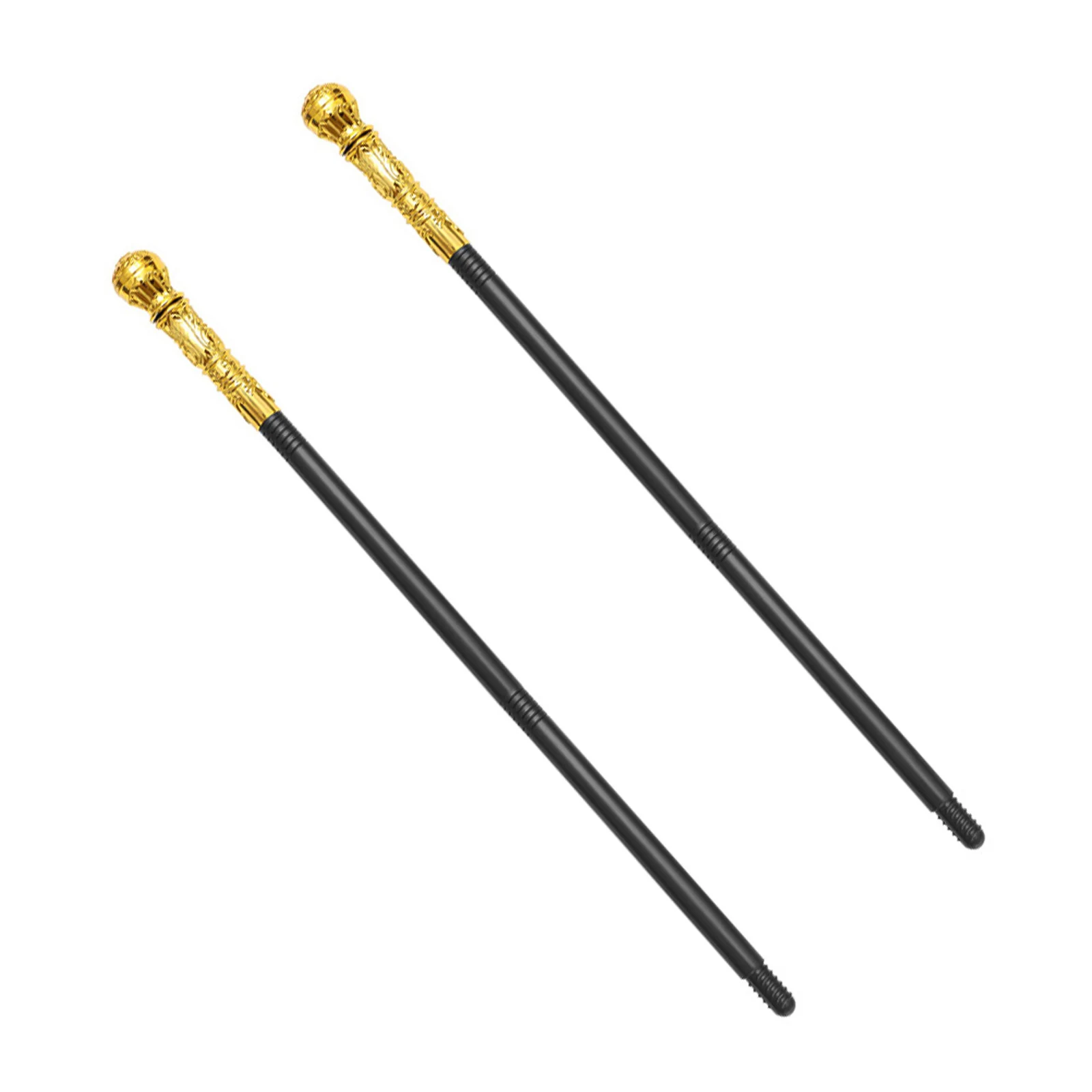 

2pcs King Scepter Plastic Stage Scepter For Halloween Cosplay Party Decorative Walking Stick Performance Prop Costume Accessory
