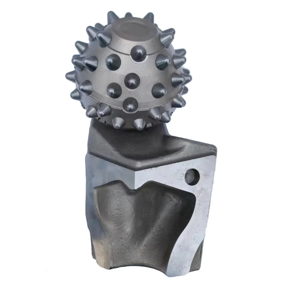 A Triangular Rock Drill Bit Is Used in A Single-roll Conical Cutter for Basic Rotary Drilling