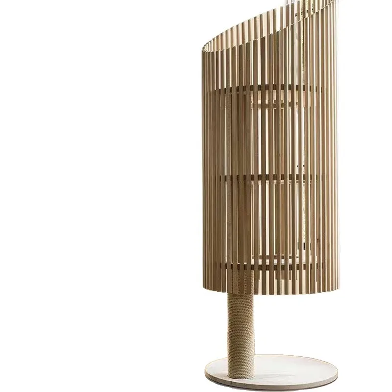 

All solid wood cat frame does not occupy the area of cat toys Tongtian pillar large villa climbing
