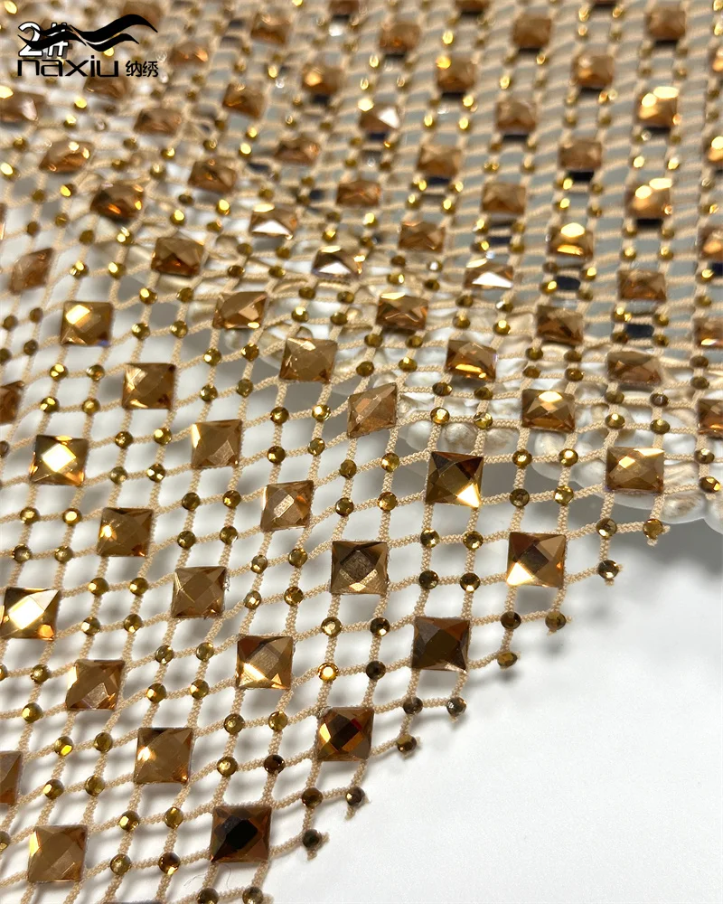 

Madison 2026 High-quality African French Lace Fabric African Lace Fabric Embroidered Big Stones Nigerian Lace Fabric For Dress