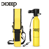 DIDEEP 0.5L Mini Diving Set with Breather/Relief Valve//Strap/Diving Goggles Oxygen Diving Set