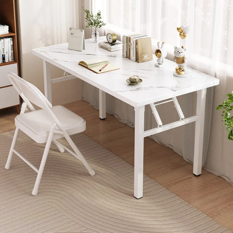 Folding Portable Office Desks Bedroom Girl Cute Designer In Stock Computer Desks Reading Makeup Bureau Meuble Modern Furniture