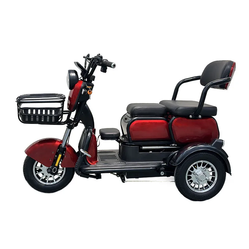 2024 800W EV Tricycle 3 Wheel Electric Tricycle Trike for Sale