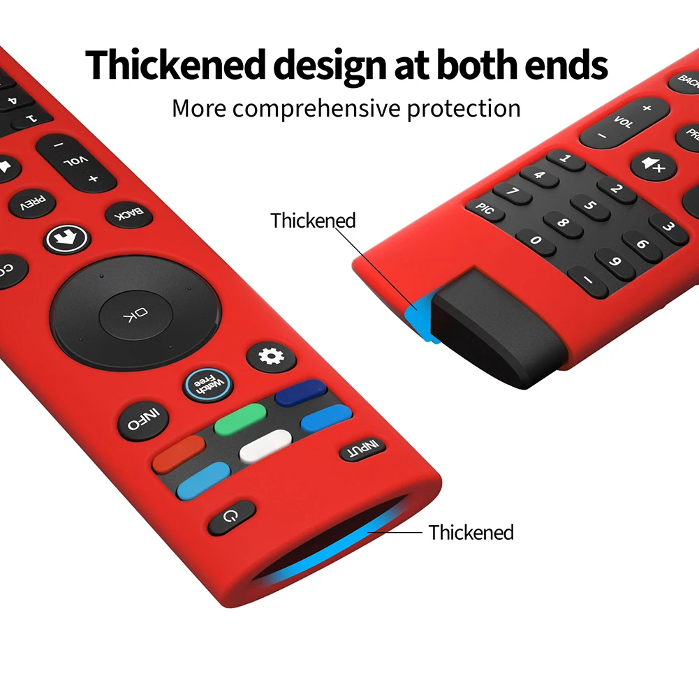 스마트 TV 리모컨 실리콘 원격 보호 케이스, 충격 방지, TV 리모컨 커버, VIZIO XRT140