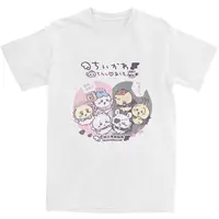 Chiikawa Manga japonesa Linda camiseta de dibujos animados Y2K playa Japón Mniniso ropa de calle camisetas de algodón novedad camiseta para camisetas masculinas
