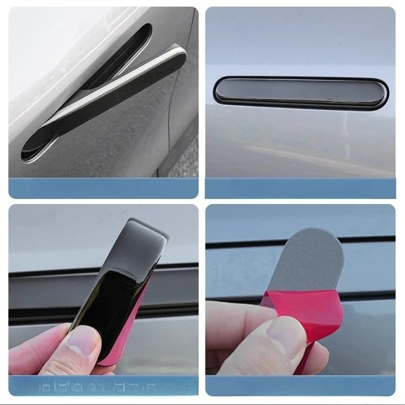 Handle Sticker Exterior Decoration For Changan DEEPAL S05 Carbon Fiber Door Handle Protective Sticker Auto Parts Car Accessories view 3
