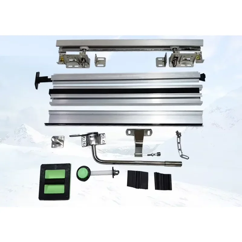 Industrial refrigerated storage electric sliding door complete set of door accessories