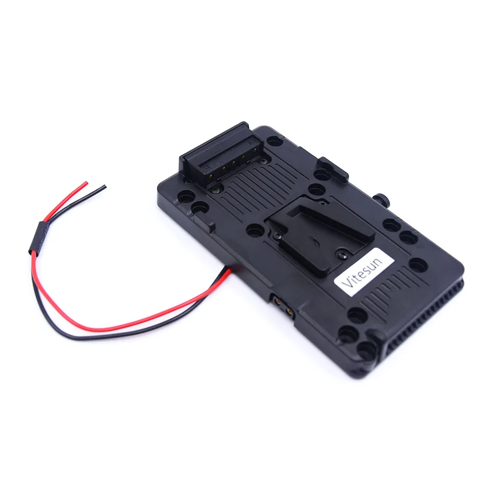 V-mount V-lock Battery Plate Adapter with D-Tap DIY Output for Lighting DSLR Camera LED Panel Power Supply