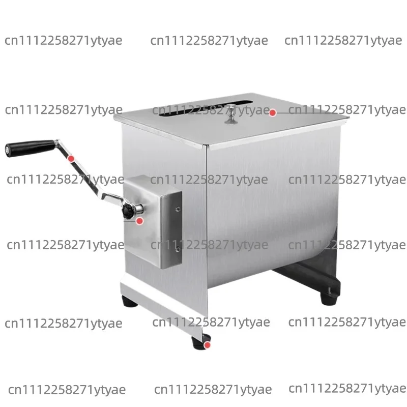 10KG Capacity Tilt Tank Manual Meat Mixers Side-turn dough mixer Manual dough mixer Stainless steel food mixer
