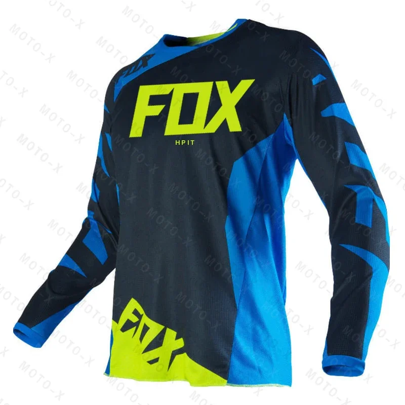 

2024 Men's Downhill Jerseys Hpit Fox Mountain Bike MTB Shirts Offroad DH Motorcycle Jersey Motocross Sportwear Clothing Bike