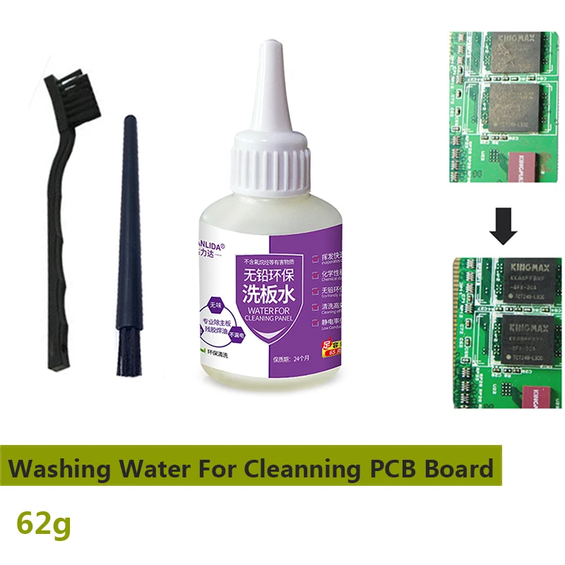 

Washing Water Eco-friendly Rosin Cleaning mobile Phone Motherboard PCB Circuit Board Cleaner Special Cleaning Agent 62G