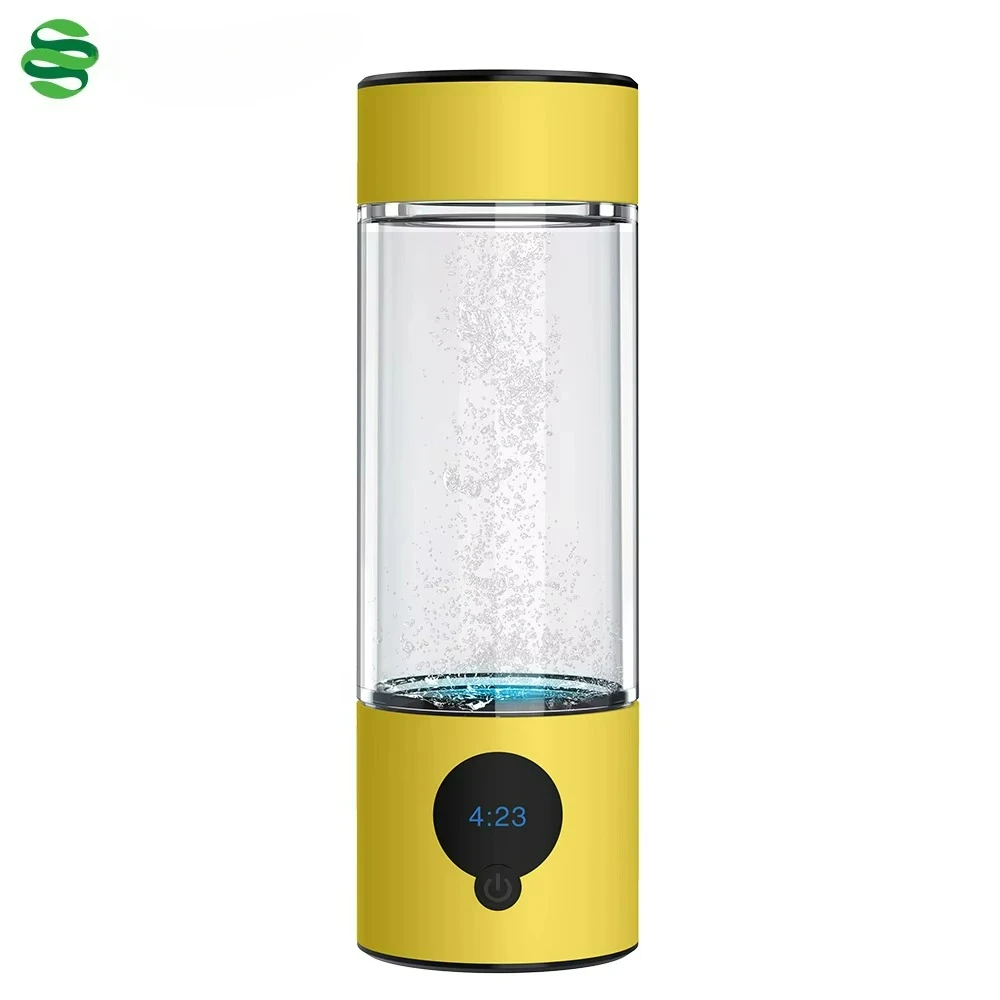 330ml High H2 Content USB PEM Electrolyzer Water Ionizer Dispenser Hydrogen Rich Water Bottle