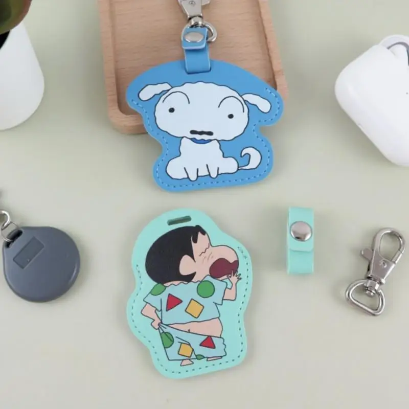 Crayon Shin-Chan Cartoon Access Control Ic Card Smart Cover Key Buckle Lovely Cartoon Pendant Card Sleeve Holiday Gift for Girls