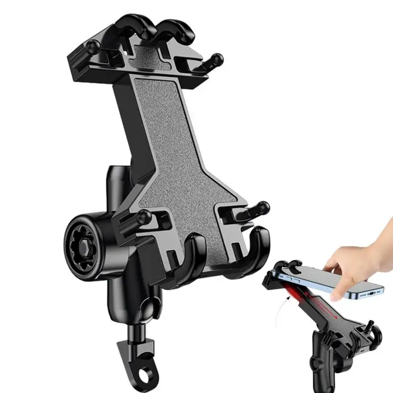 Bike Phone Mount Anti Theft Shockproof Phone Bracket Clip Holders Phone Clamp 360 Degrees Rotatable Mount For Mountain City